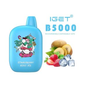 IGET B5000 – Strawberry Kiwi Ice (5000 Puffs)